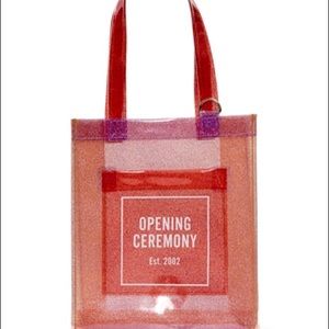 Opening Ceremony glitter clear crossbody bag mini